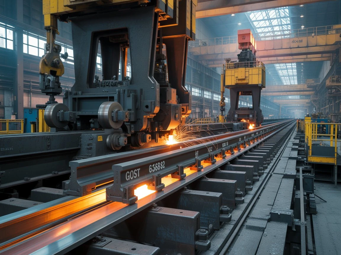 ГОСТ 6368-82. Рельсы железнодорожные. Пример производства и применения