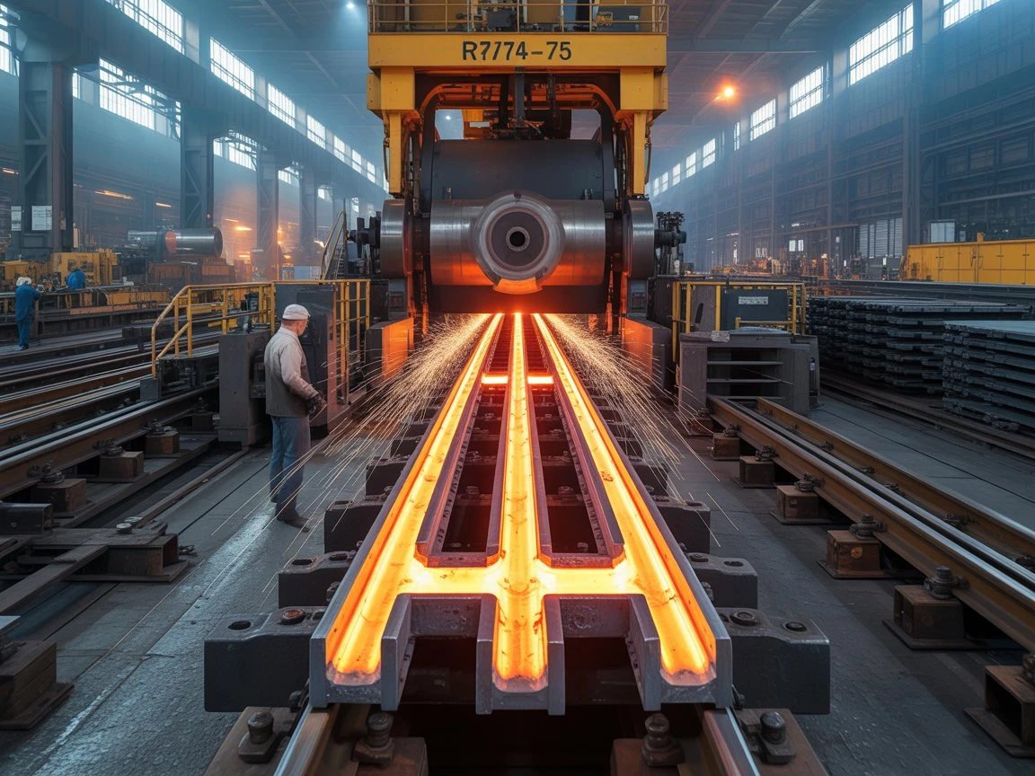 ГОСТ 7174-75. Рельсы железнодорожные. Пример производства и применения