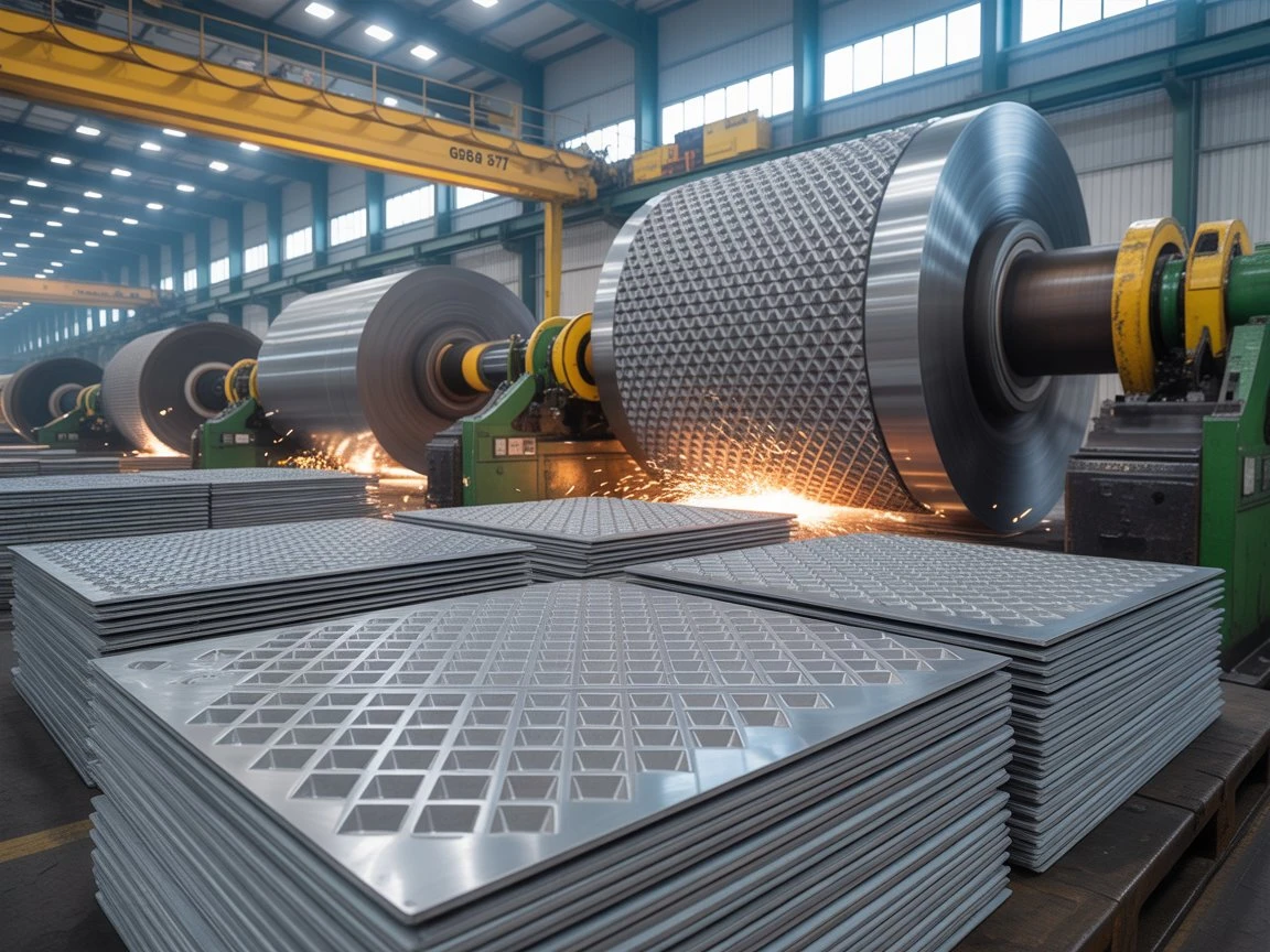 ГОСТ 8568-77. Листы рифленые. Пример производства и применения